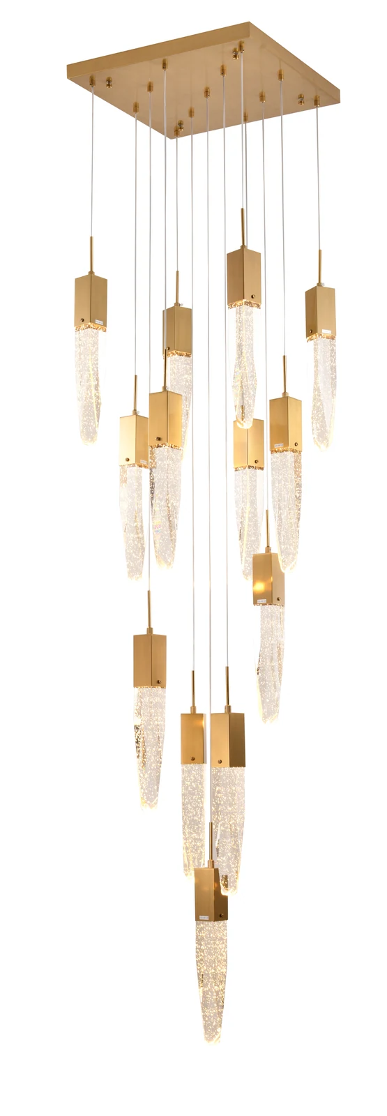 13-Light Gold Chandelier — Crown Lighting
