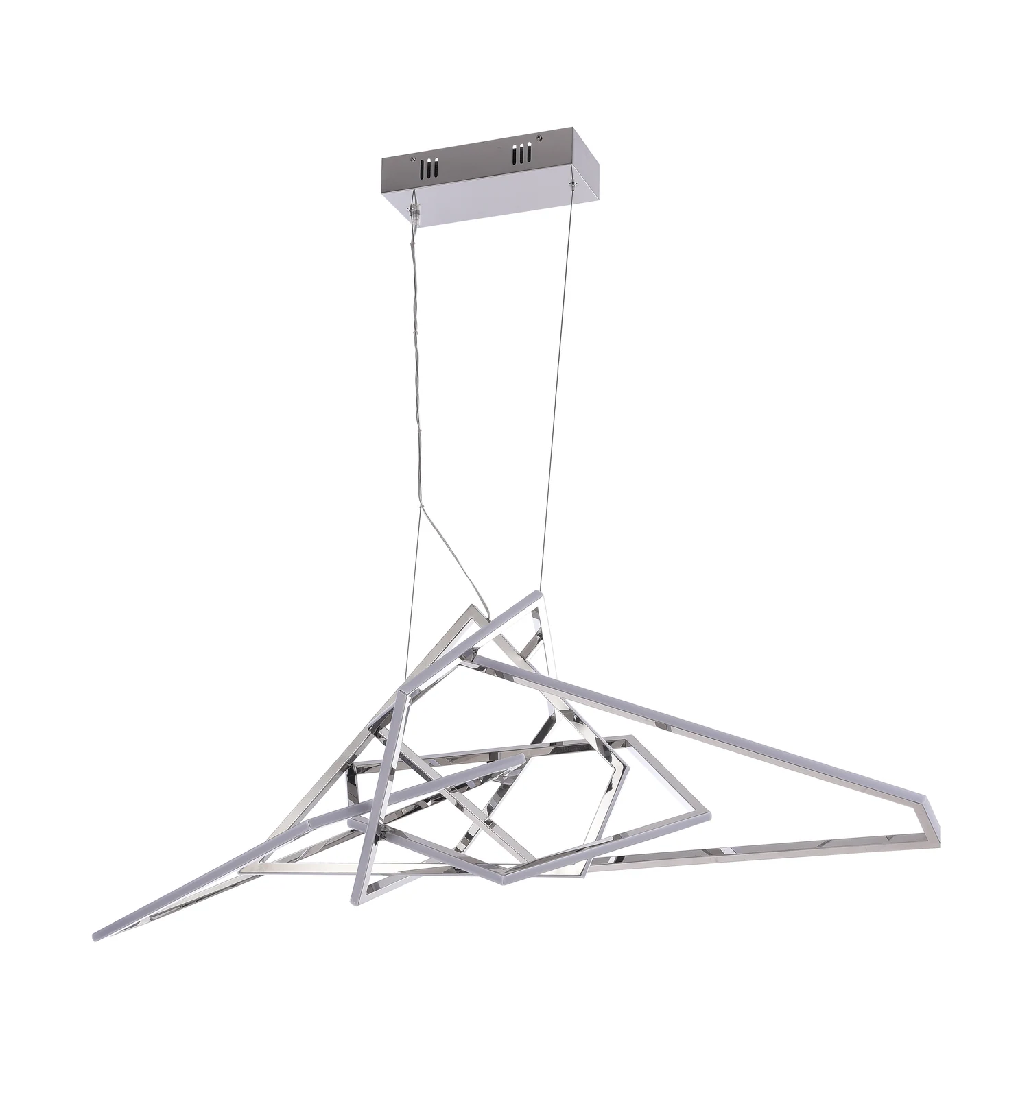 Chrome LED Chandelier — Crown Lighting