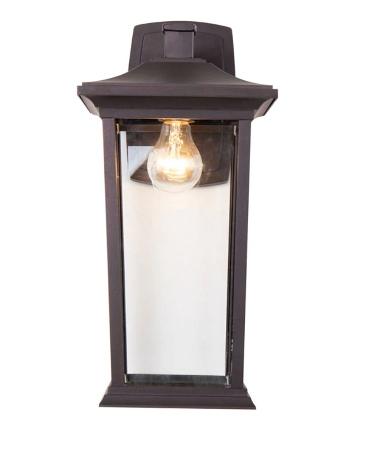 Black Outdoor Wall Sconce — Crown Lighting