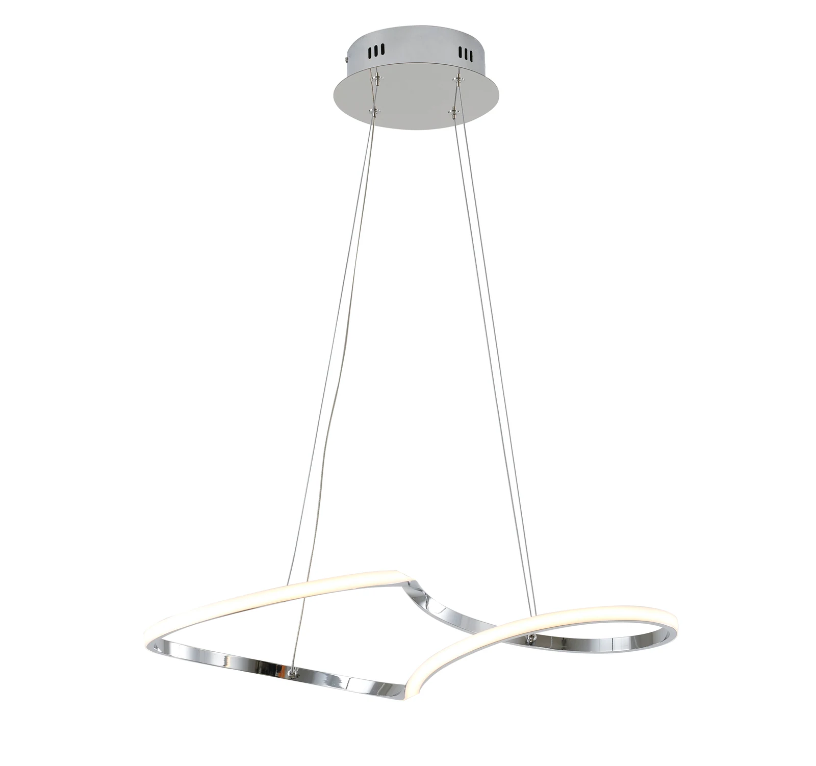 Chrome LED Chandelier — Crown Lighting