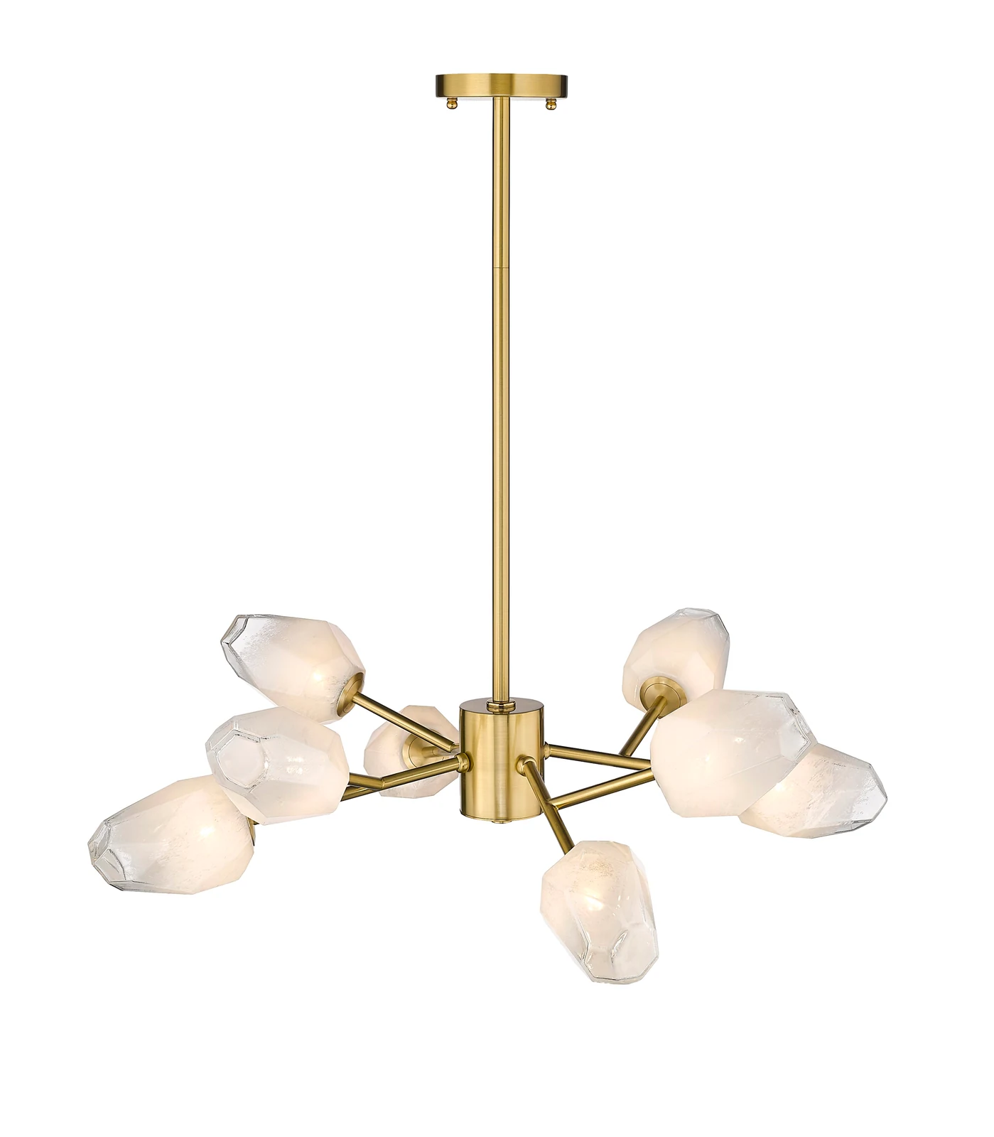 8-Light Gold Chandelier — Crown Lighting