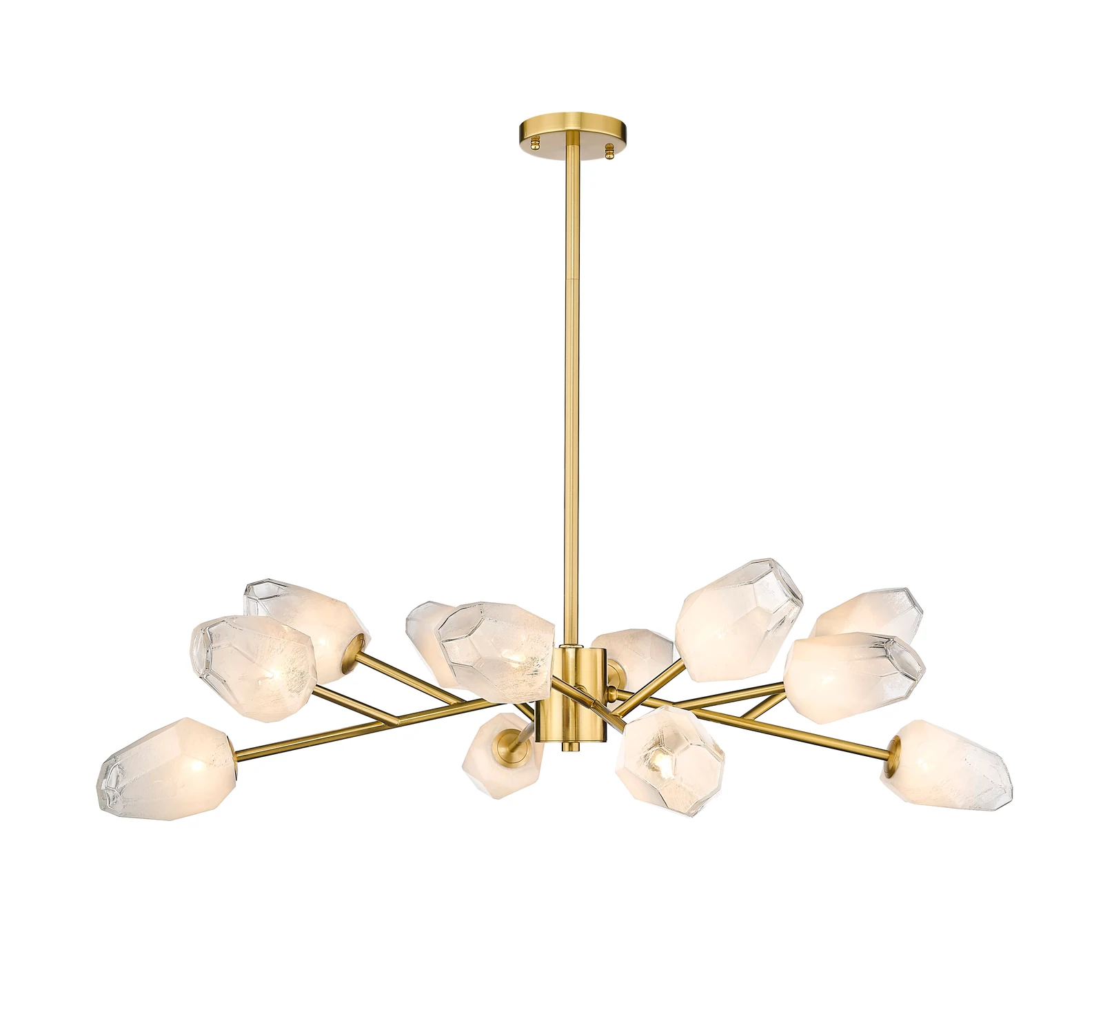 12-Light Gold Chandelier — Crown Lighting