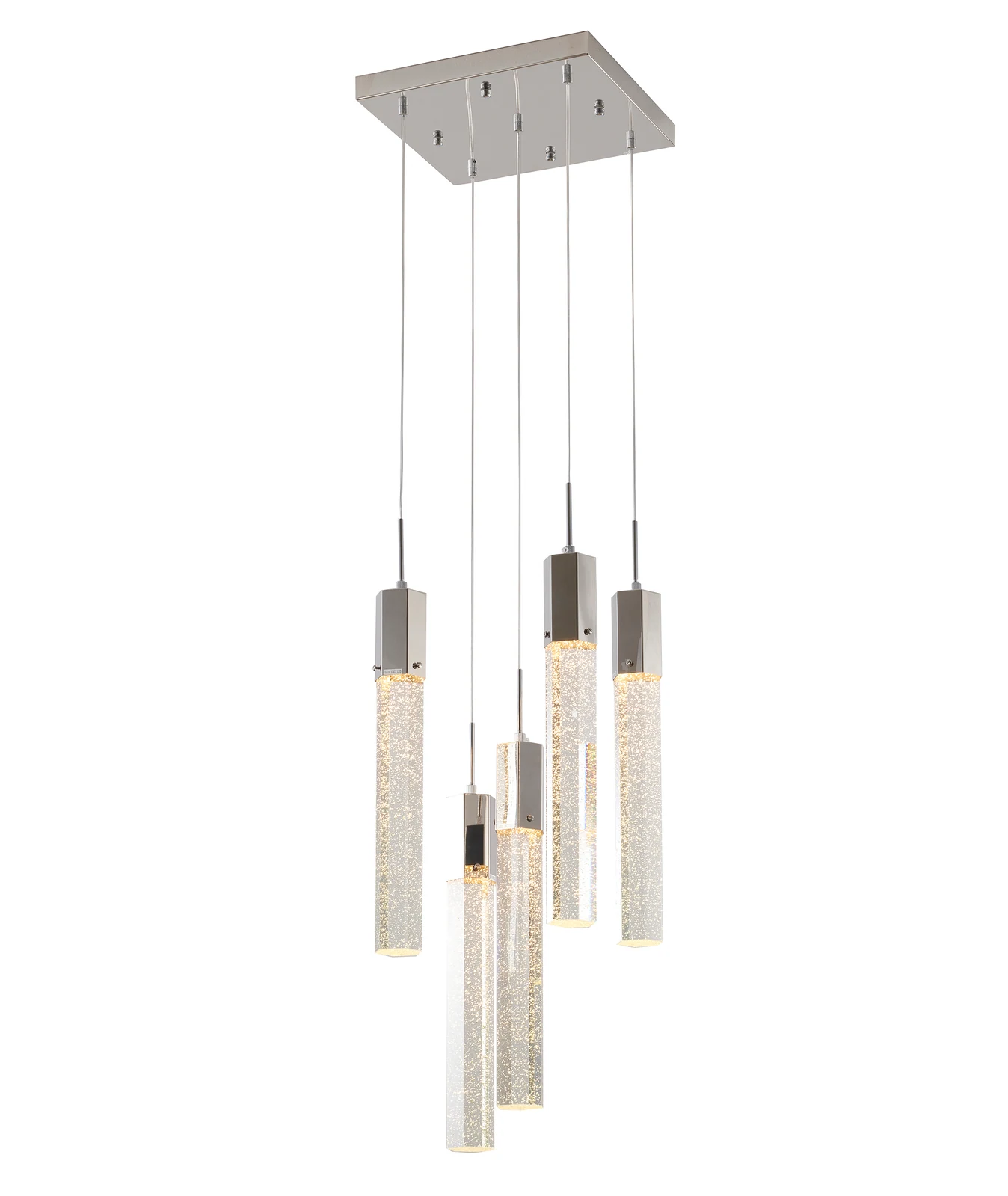5-Light Chrome Chandelier — Crown Lighting