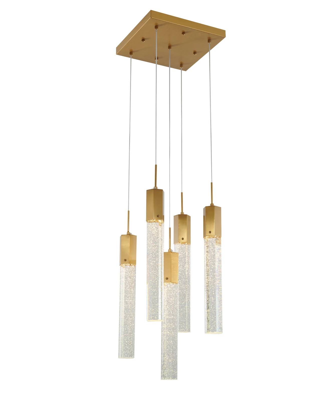 5-Light Gold Chandelier — Crown Lighting