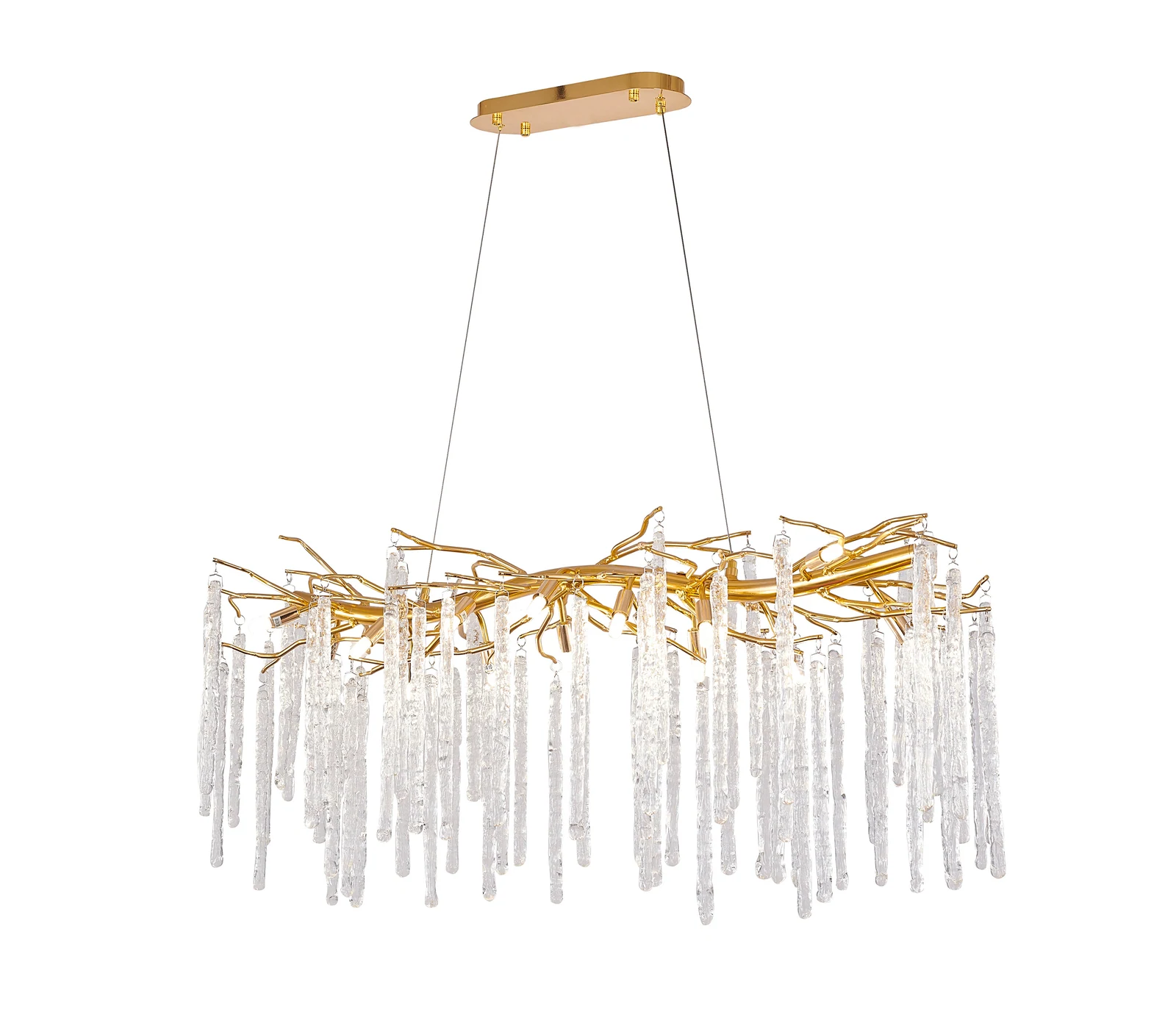16-Light Gold Chandelier — Crown Lighting