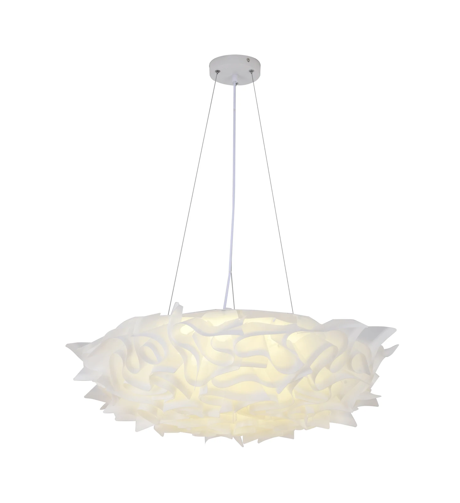 Iron & Acrylic Chandelier — Crown Lighting