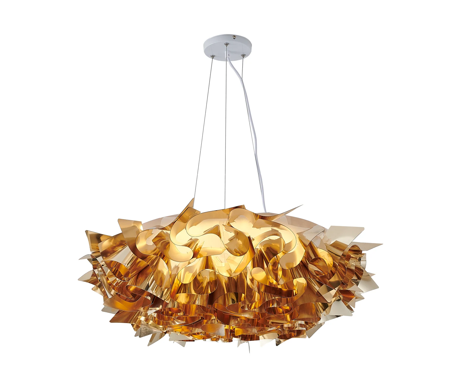 Shiny Gold Chandelier — Crown Lighting