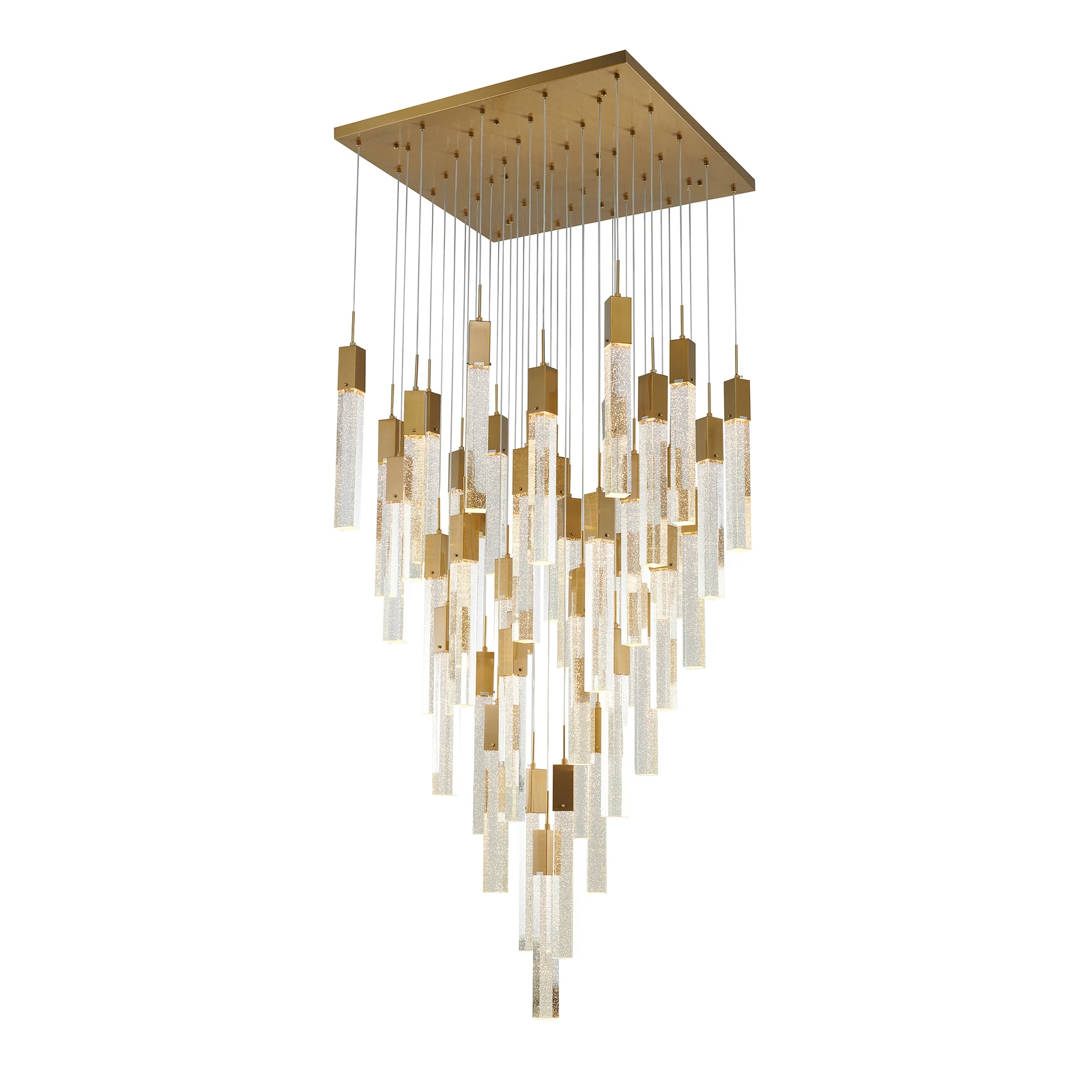 41-Light Gold Chandelier — Crown Lighting