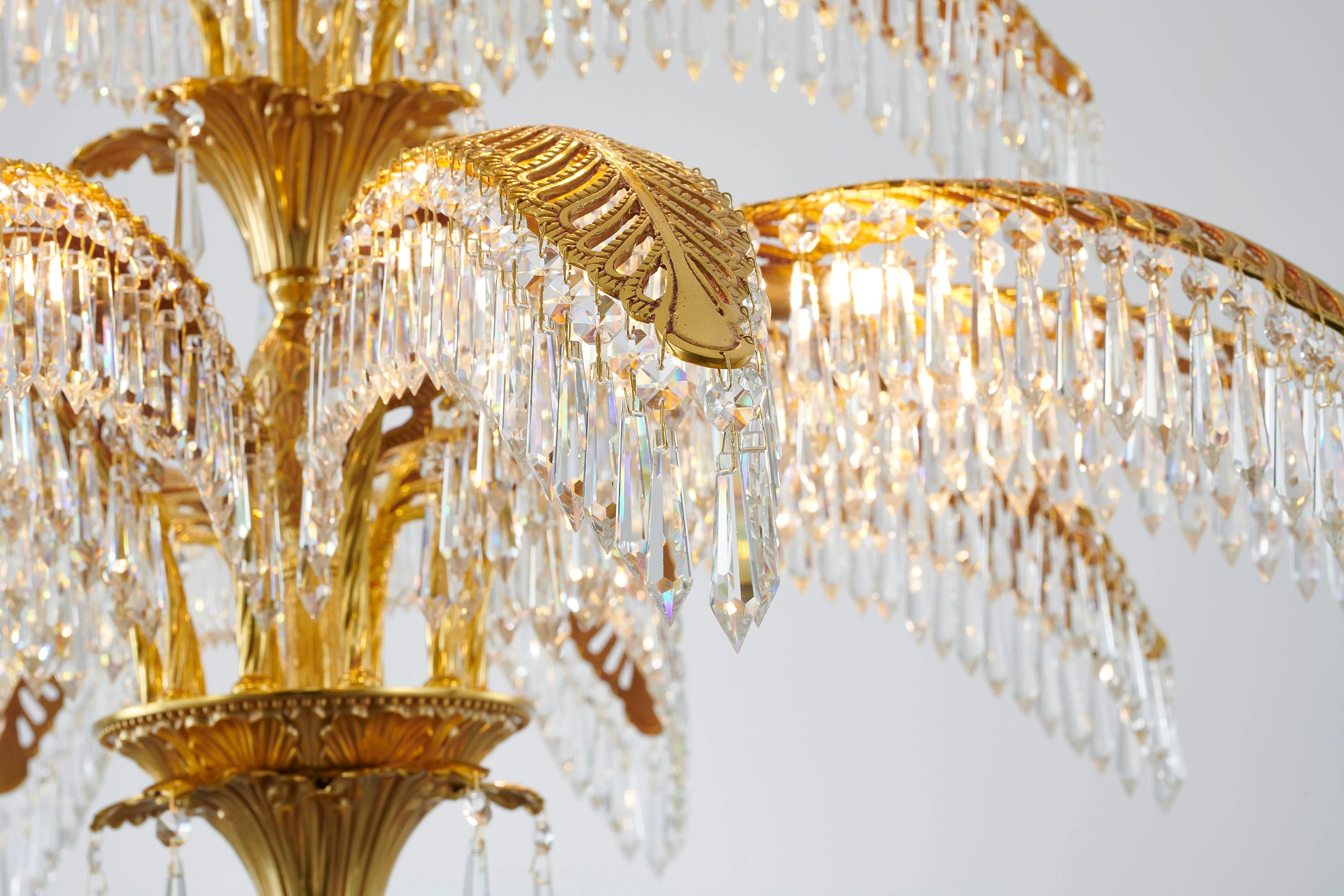 20-Light Copper Chandelier
