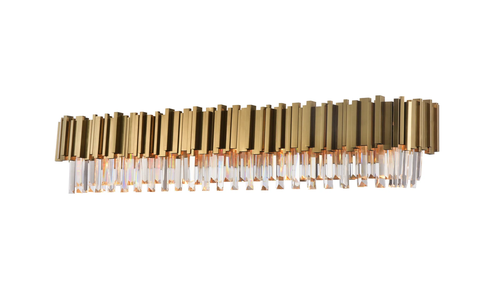 8-Light Gold Sconce — Crown Lighting